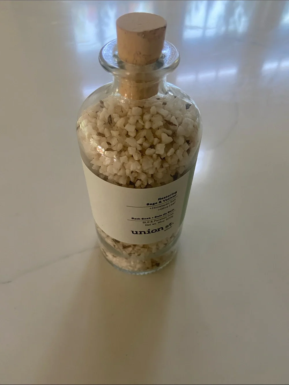 Union St. Restoring Sage & Vetiver Bath Soak - Cream